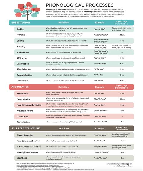 Phonological Processes: What are they and is my child using them? | PlayWorks Therapy Inc.