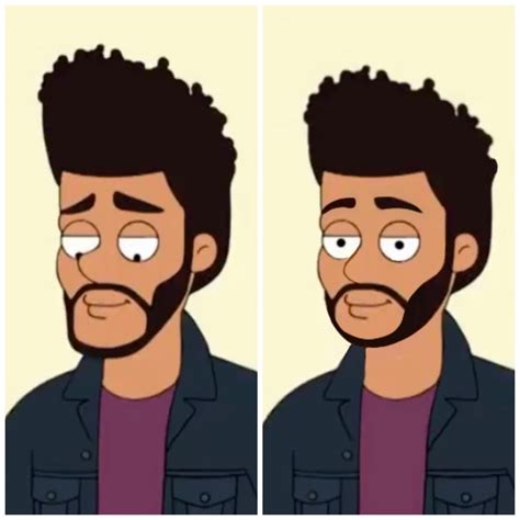 Original vs. my take on Abel’s American Dad design : r/TheWeeknd