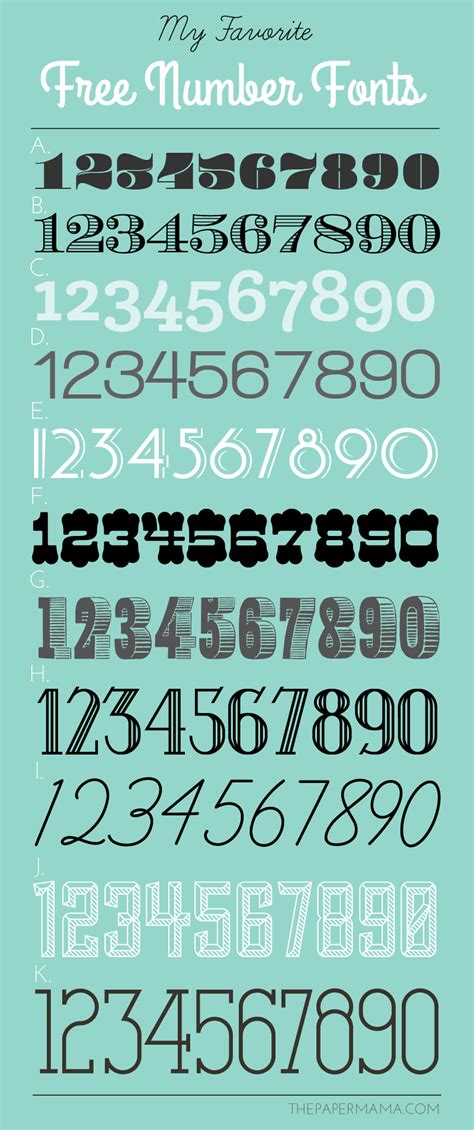 14 Free Number Fonts Images - Chalkboard Font Numbers, Free Applique ...