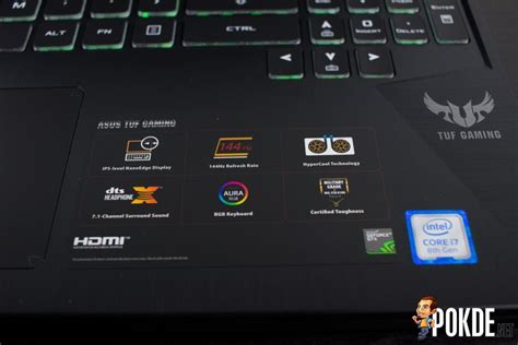 ASUS TUF Gaming FX505 Gaming Laptop Review - The Gaming Essentials - Pokde.Net