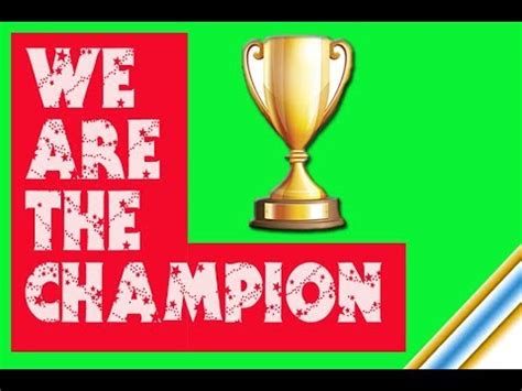 WE ARE THE CHAMPIONS : Karaoke - YouTube