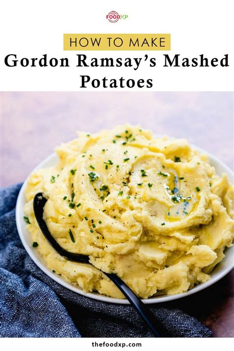 Perfect Gordon Ramsay Mashed Potatoes Recipe | Recipe | Gordon ramsay mashed potatoes, Gordon ...