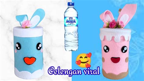 Kerajinan dari botol plastik | Cara membuat celengan dari botol bekas | bentuk Boba | Boba viral ...