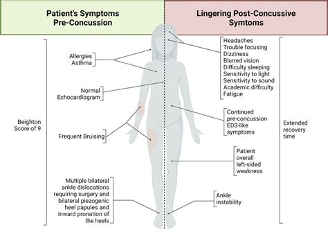 Frontiers | Case report: Lingering post-concussive symptoms in a pediatric patient with presumed ...