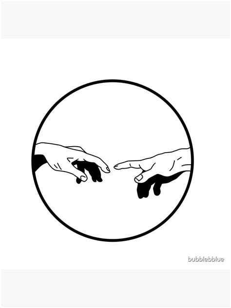 "Creation of Adam" Poster by bubblebblue | Redbubble