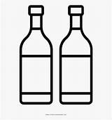 Wine Bottles Coloring Page  Glass Bottle Free Transparent Clipart sketch template