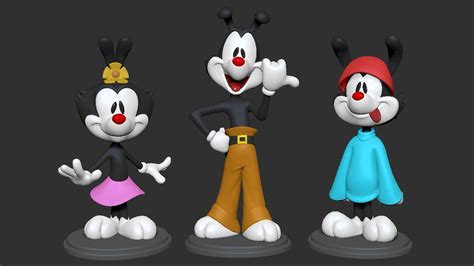 Dot Animaniacs 3D model 3D printable | CGTrader