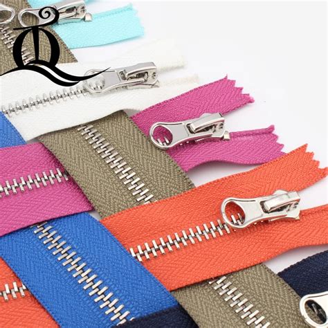 Close End 15cm 45cm 5# 1pcs mix brand Metal Zipper for Sewing zip Garment Accessories Jeans ...