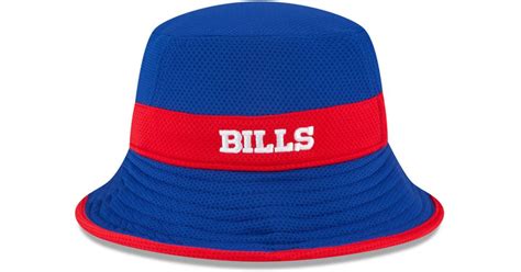 KTZ Buffalo Bills Training Camp Reverse Bucket Hat in Blue for Men | Lyst