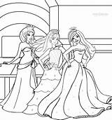 Printable Barbie Princess Coloring Pages For Kids sketch template