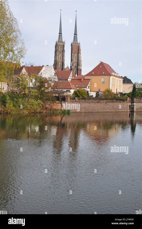 cathedral island in wroclaw,wroclaw Stock Photo - Alamy