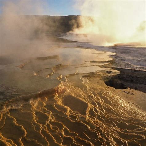 Mammoth Terraces Sunsrise Photograph by Jenny Golding - Fine Art America