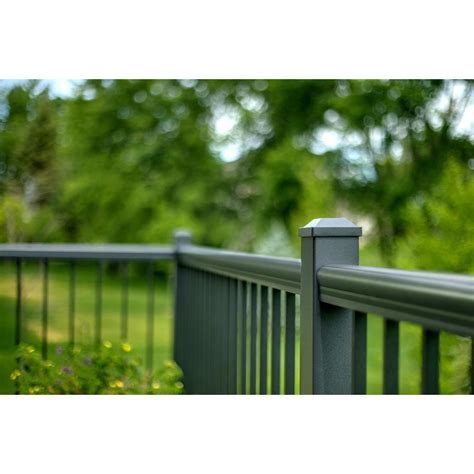 Deck Railing 36 in. x 6 ft. Water Resistant Aluminum Black Pre-Assembled - Tankless