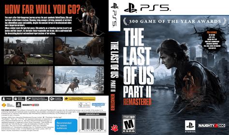 PS5 The Last of Us Part II Remastered Fan Art Full Cover (My Creation ...