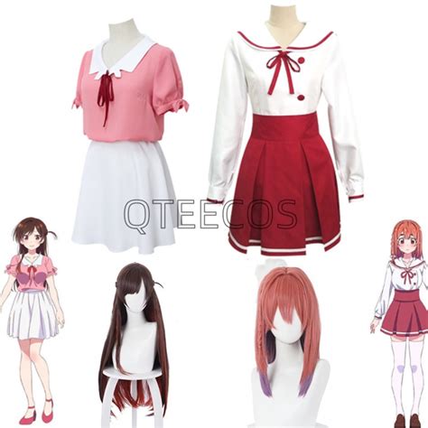 Anime Rent A Girlfriend Cosplay Costume Mizuhara Chizuru Sakurasawa Sumi Nanami Mami Dress Cute ...