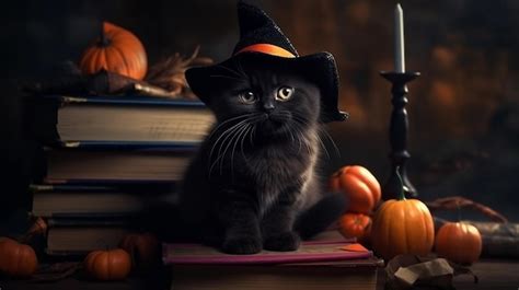 Halloween Cat Desktop Wallpaper