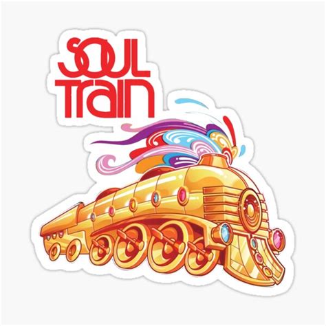 "Soul Train Logo" Sticker for Sale by Noviaworld | Redbubble