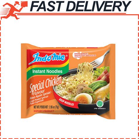 30-Pack Indomie Mi Goreng Instant Stir Fry Noodles, Halal, Chicken Rasa ...