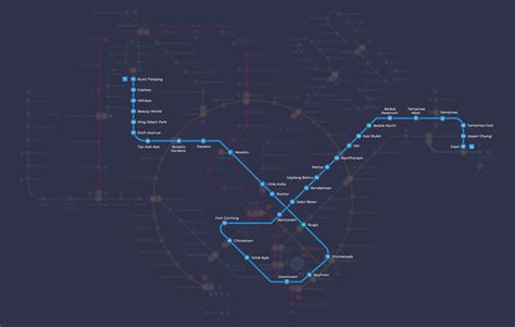 Downtown Line Map Singapore - MRT Map of Singapore