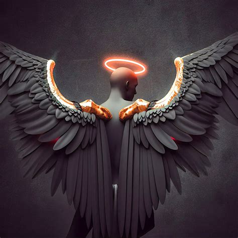 Angel, Angel Wings, Digital Art, 4K, #120 Wallpaper PC Desktop