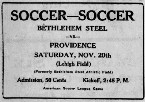 Overview: The American Soccer League, 1921-1934 – Society for American ...