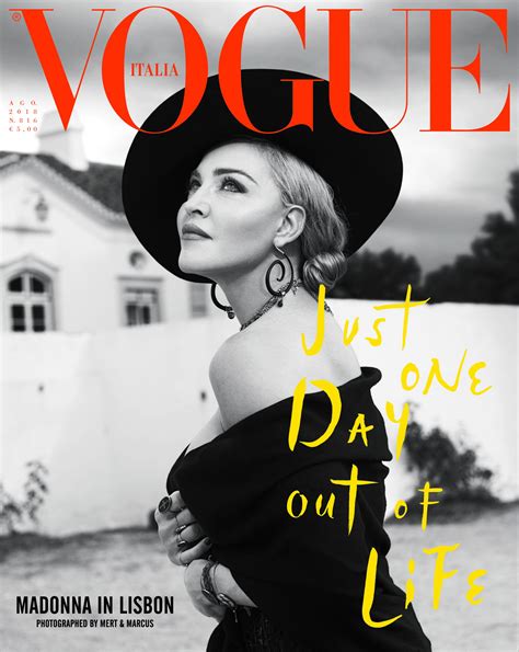 Madonna Celebrates 60th Birthday By Covering Vogue Italia - That Grape ...