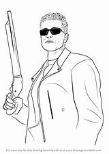 Terminator Coloring Pages Sketch Page sketch template