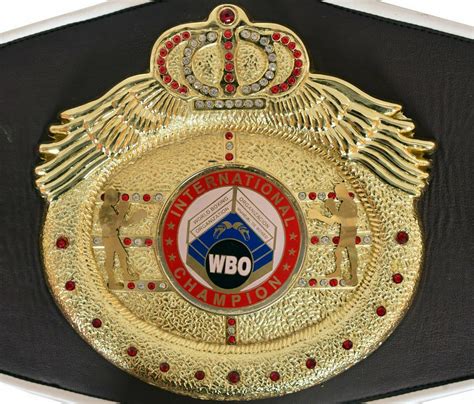 WBO Boxing Title Belt - Ultra Power Wrestling Belts