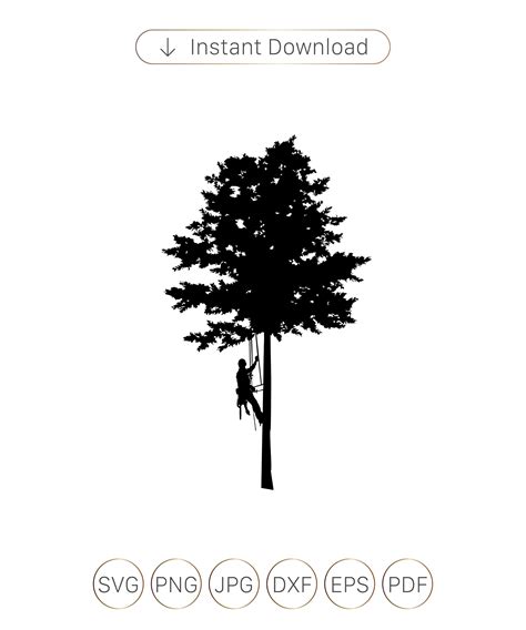 Tree Services SVG File Cricuttree Svg Dxf Vinyl Cutting - Etsy