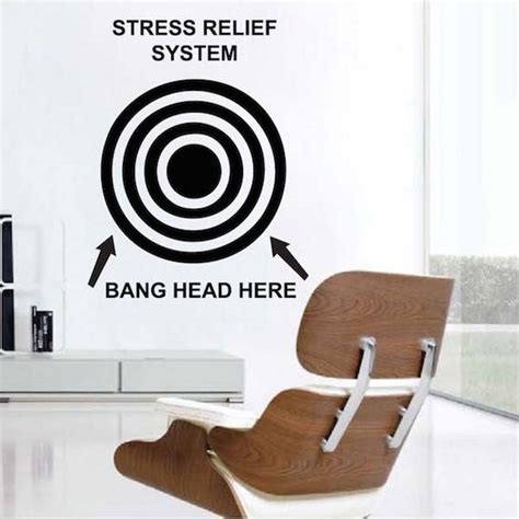 Funny Wall Quote Office Removable Wall Decals Bang Your