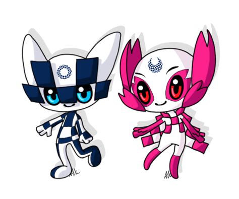 Tokyo 2020 summer olympics Mascots by anineko on DeviantArt