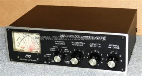 Deluxe Versa Tuner II MFJ-949C Amateur-D MFJ Enterprises; |Radiomuseum.org