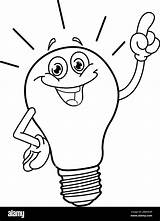 Light Coloring Page  The Bulb Free sketch template