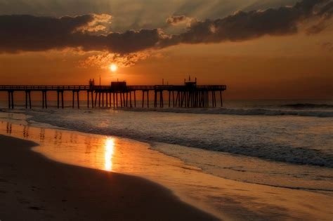 Sunrise at the New Jersey Shore Landscape Photograph Margate | Etsy