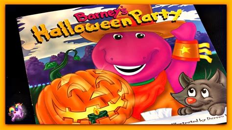 BARNEY "BARNEY'S HALLOWEEN PARTY" - Read Aloud Storybook for kids ...