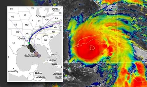 Hurricane Ida path tracker: Deadly storm to reach Cat 4 before hitting New Orleans - MAP | World ...