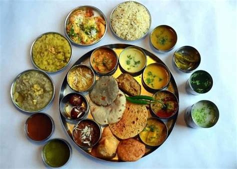 The Rajasthani thali is quite big. From savouries to sweet, pulses to ...