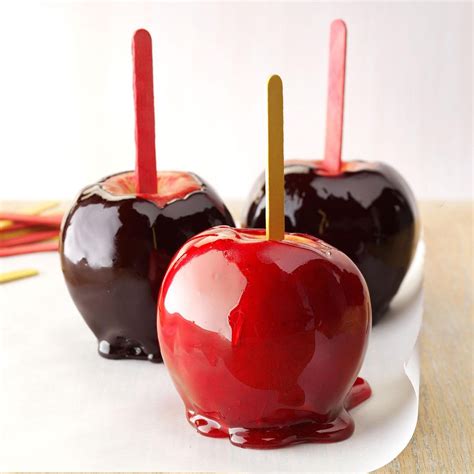 Black-Hearted Candy Apples Recipe | Taste of Home