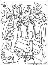 Nimona Zum Ausmalen – Kostenlose Malvorlagen Ausdrucken sketch template
