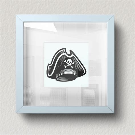 Pirate Hat SVG File for Cricut, Silhouette, Laser Machines: Instant ...