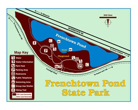 Frenchtown Pond State Park Map - Frenchtown Pond State Park MT USA • mappery