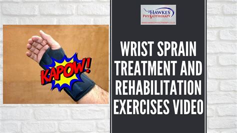 Wrist sprain treatment and rehabilitation exercises video