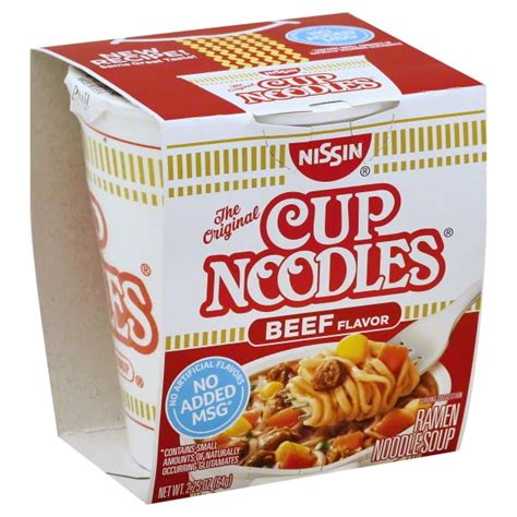 Cup'o Noodles Beef, 2.25 oz Cup - Walmart.com