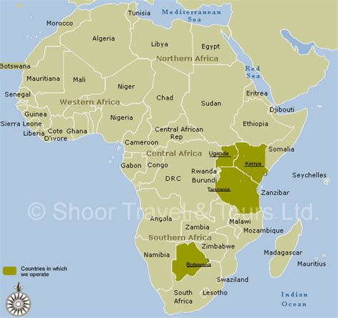 Island As Map Of Africa