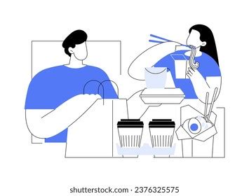 Take Away Food Isolated Cartoon Vector Stock Vector (Royalty Free) 2376325575 | Shutterstock