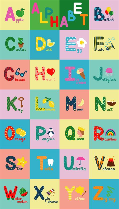 English alphabet for children educat | Education Illustrations ...