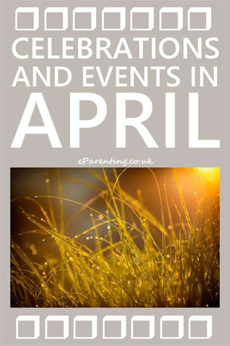 Special Events In April 2024 - Rois Vivien