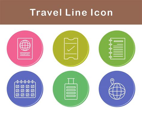 Travel Vector Icon Set 21427377 Vector Art at Vecteezy