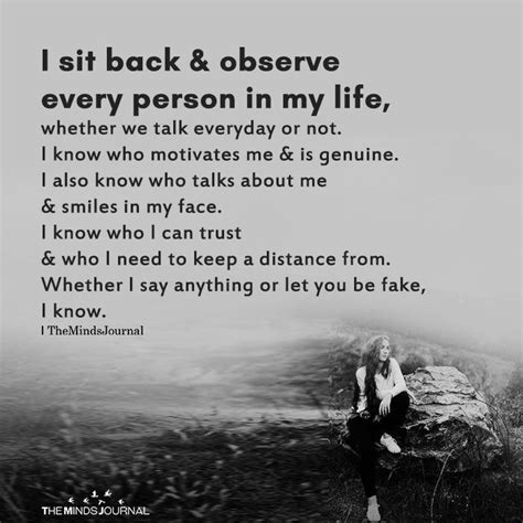 I Sit Back And Observe Every Person In My - Being Me Quotes | Introvert quotes, Inspirational ...