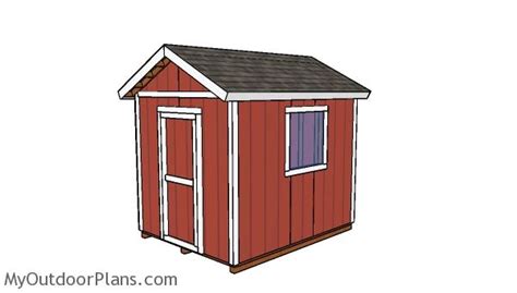 10x8 Shed - Free DIY Plans | MyOutdoorPlans | Free Woodworking Plans ...